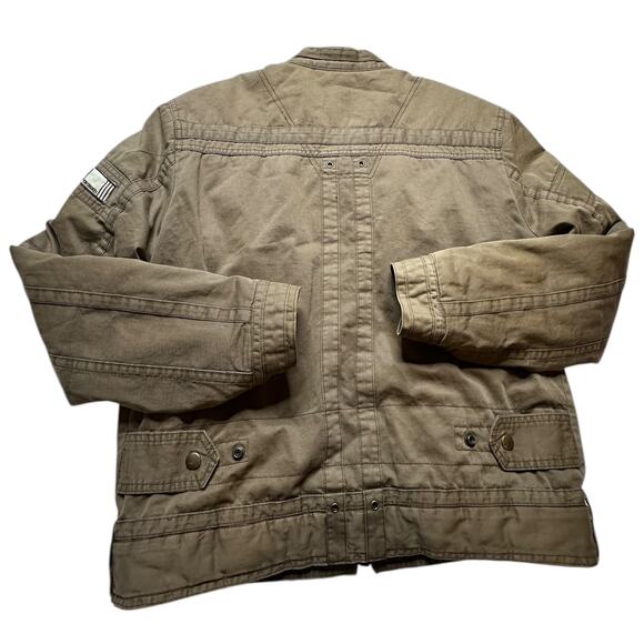 Vintage Motor Race Speed Bomber Jacket Authentic By Dunk Size Large - Picture 2 of 6